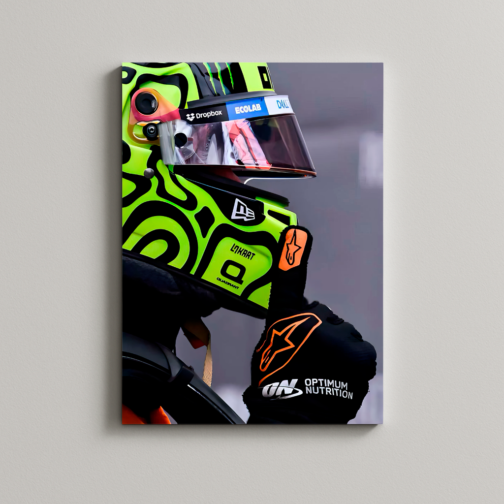 MTR Metal Print – LANDO NORRIS